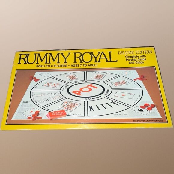 VINTAGE 1981 Rummy Royal Deluxe Edition Whitman Card Game - Picture 1 of 6